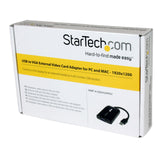 StarTech.com USB to VGA Adapter External USB Video Graphics Card for PC and MAC 1920x1200 Display Adapter USB2VGAPRO2