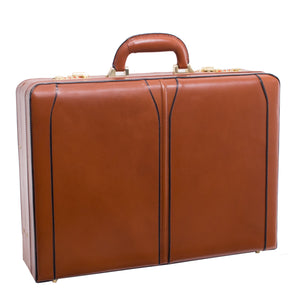 McKlein USA Turner Leather Expandable Attache Case