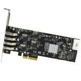 StarTech.com 4 Port USB 3.0 PCIe Card w/ 4 Dedicated 5Gbps Channels - UASP - SATA / LP4 Power - USB PCI Express Card Adapter (PEXUSB3S44V)