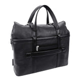 McKlein S Series, Edgefield, Pebble Grain Calfskin Leather, Roll Top Laptop Briefcase, Black (88755)