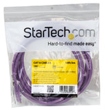 StarTech.com 10-Feet Molded RJ45 UTP Gigabit Cat6 Patch Cable, Purple (C6PATCH10PL)