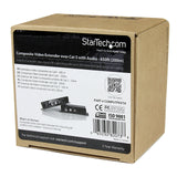 StarTech.com Composite Video Extender over Cat 5 with Audio - composite Video Extender - composite over Cat5 (COMPUTPEXTA)