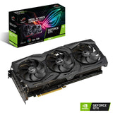 ASUS ROG STRIX GeForce GTX 1660 Ti 6GB Advanced Edition VR Ready HDMI 2.0 DP 1.4 Auto-extreme Graphics card (STRIX-GTX1660TI-A6G-GAMING)