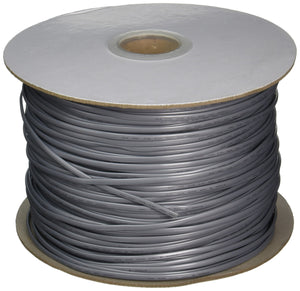 C2G 07193 28 AWG 4-Conductor Bulk Modular Flat Telephone Cable, Silver Satin (1000 Feet, 304.8 Meters)