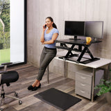 Ergotron 33-467-921 Work Fit-TX Standing Desk Converter, Black